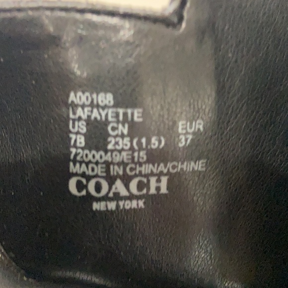 Coach booties or boot Lafayette size 7B - Picture 12 of 12